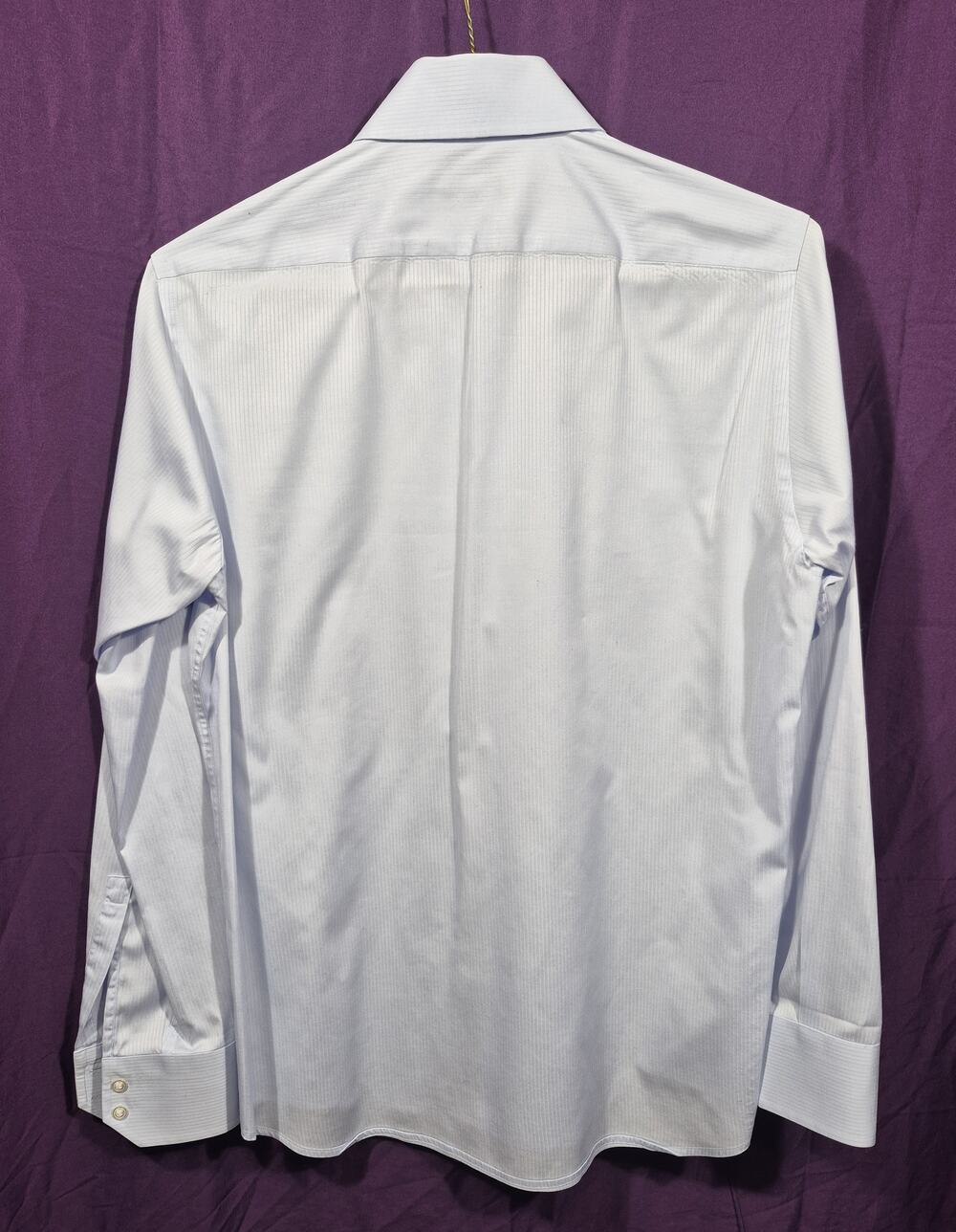 Hugo Boss Mens Light Blue Textured Regular Fit Dress Shirt Size 15 32 33 Cotton - Picture 6 of 6
